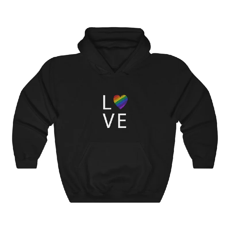 Hooded SweatshirtsLOVE - Rainbow Unisex Heavy Blend Hooded Sweatshirt