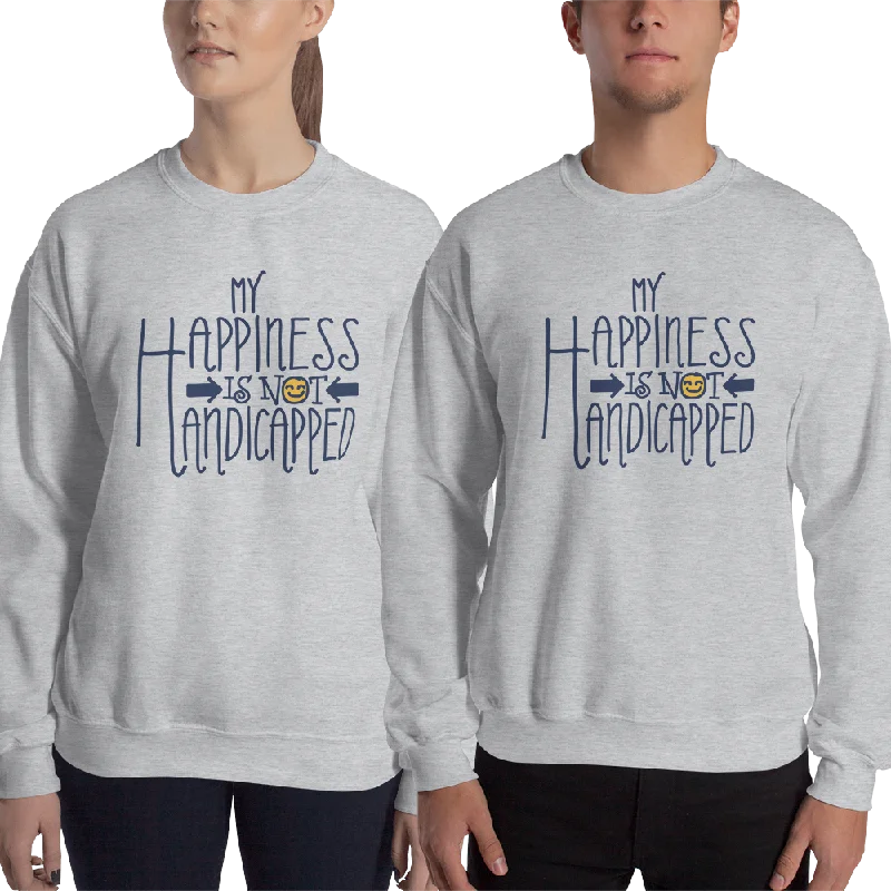 Ski SweatshirtsMy Happiness is Not Handicapped (Sweatshirt)