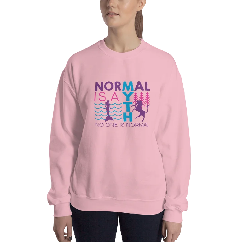 Tasseled SweatshirtsNormal is a Myth (Mermaid & Unicorn) Sweatshirt