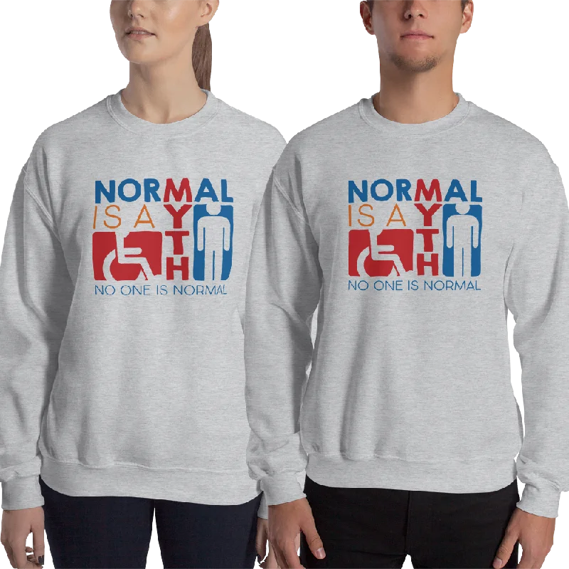 High-Fashion SweatshirtsNormal is a Myth (Sign Icons) Sweatshirt