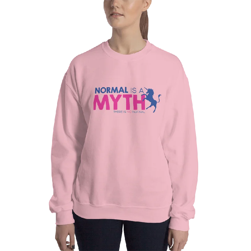 Cropped HoodiesNormal is a Myth (Unicorn) Sweatshirt