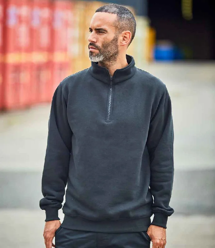 Microfleece HoodiesPro RTX Pro 1/4 Neck Zip Sweatshirt | Black