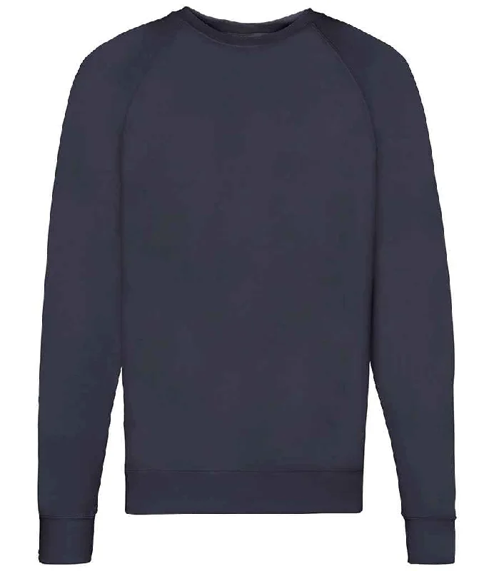 Sleep HoodiesFruit of the Loom Lightweight Raglan Sweatshirt | Deep Navy