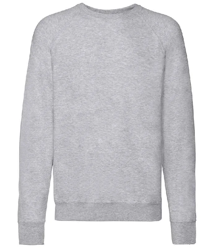 Band Merch SweatshirtsFruit of the Loom Lightweight Raglan Sweatshirt | Heather Grey