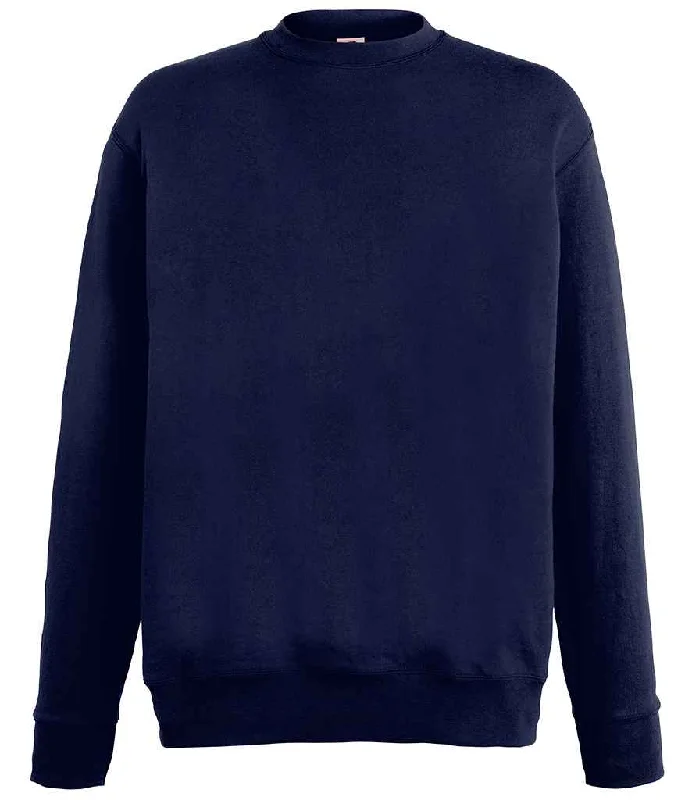 Embellished SweatshirtsFruit of the Loom Lightweight Drop Shoulder Sweatshirt | Deep Navy