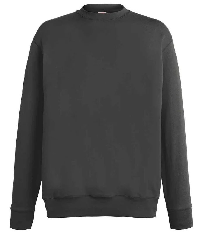 Metallic HoodiesFruit of the Loom Lightweight Drop Shoulder Sweatshirt | Light Graphite