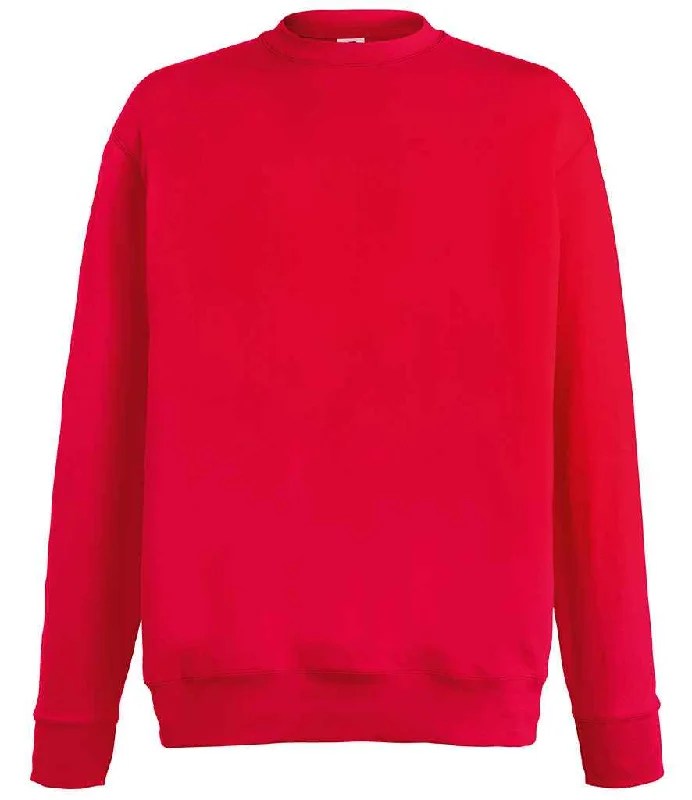 Cropped SweatshirtsFruit of the Loom Lightweight Drop Shoulder Sweatshirt | Red