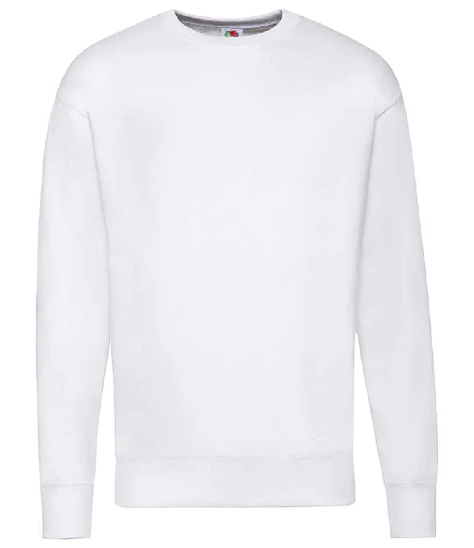 Pocketed HoodiesFruit of the Loom Lightweight Drop Shoulder Sweatshirt | White