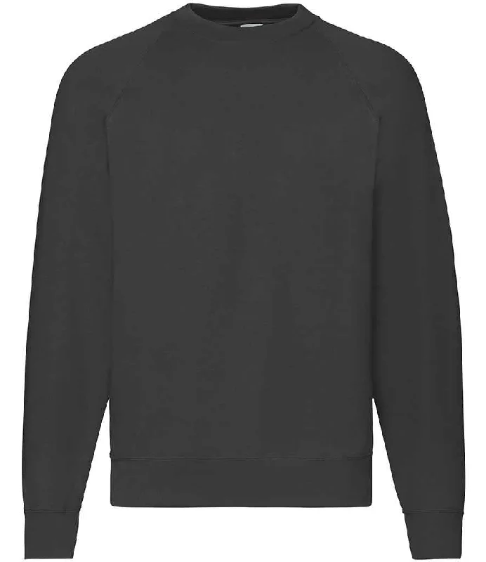 Collaborative SweatshirtsFruit of the Loom Classic Raglan Sweatshirt | Black