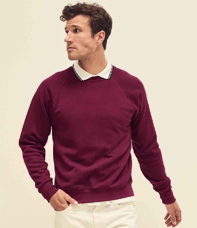 Cashmere HoodiesFruit of the Loom Classic Raglan Sweatshirt | Burgundy