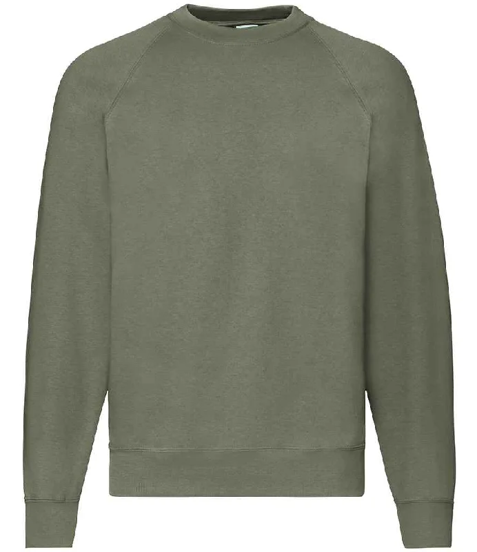 Hooded SweatshirtsFruit of the Loom Classic Raglan Sweatshirt | Classic Olive