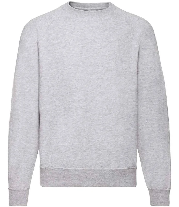 Wool Blend SweatshirtsFruit of the Loom Classic Raglan Sweatshirt | Heather Grey