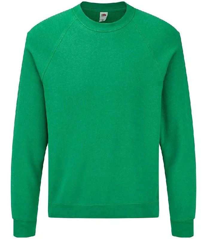 Colorblock HoodiesFruit of the Loom Classic Raglan Sweatshirt | Heather Green