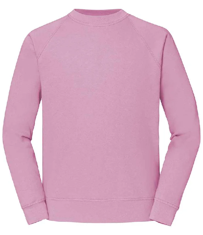 Plush HoodiesFruit of the Loom Classic Raglan Sweatshirt | Light Pink