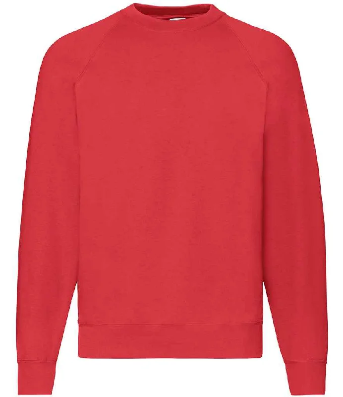 Thermal HoodiesFruit of the Loom Classic Raglan Sweatshirt | Red