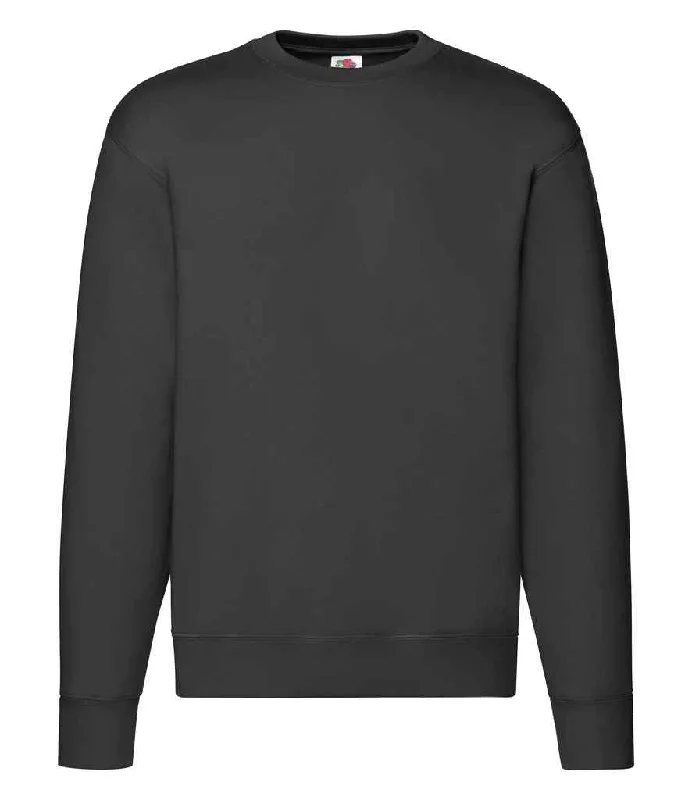 Limited Edition HoodiesFruit of the Loom Premium Drop Shoulder Sweatshirt | Black