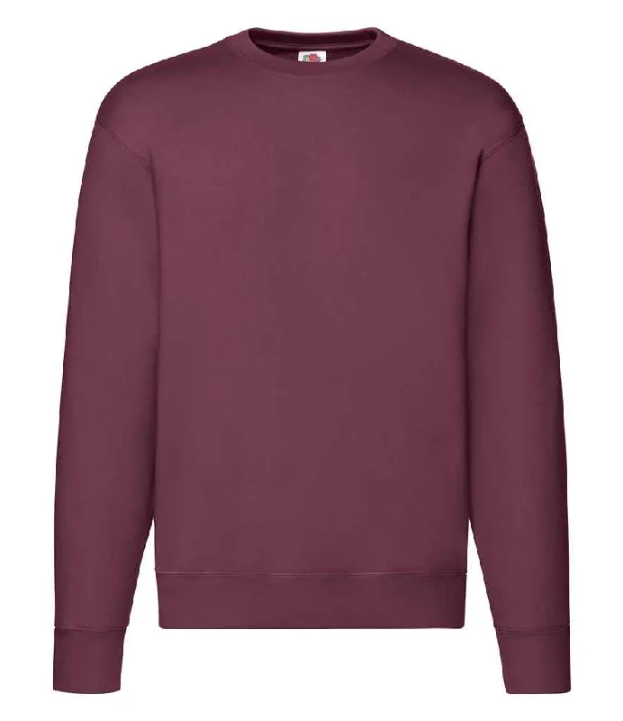 Painted HoodiesFruit of the Loom Premium Drop Shoulder Sweatshirt | Burgundy