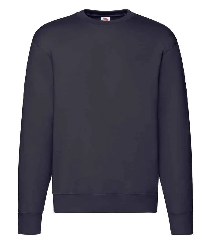 Statement HoodiesFruit of the Loom Premium Drop Shoulder Sweatshirt | Deep Navy