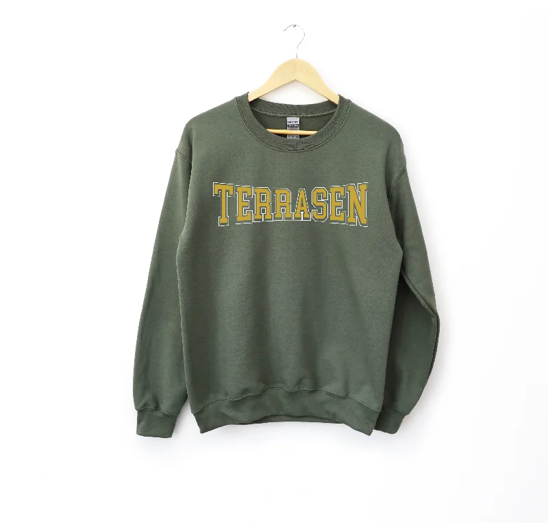 Longline Hoodiesterrasen sweatshirt