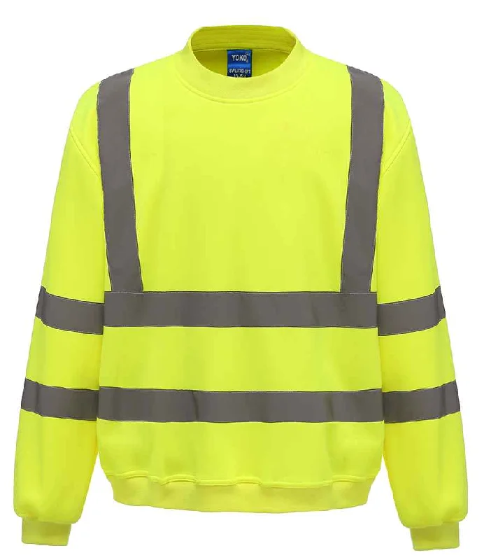 Minimalist SweatshirtsYoko Hi-Vis Sweatshirt | Yellow