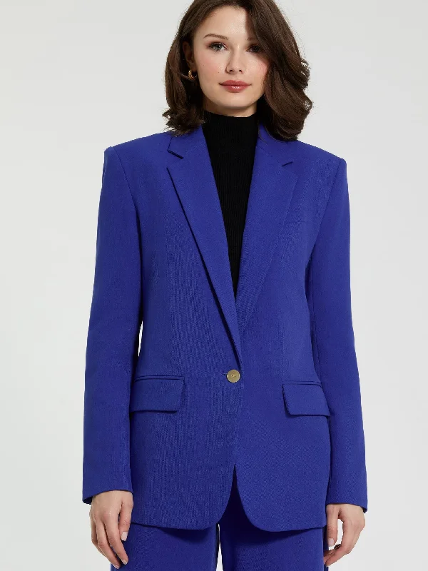 BlazermodernClassic Tailored Crepe Blazer Jacket