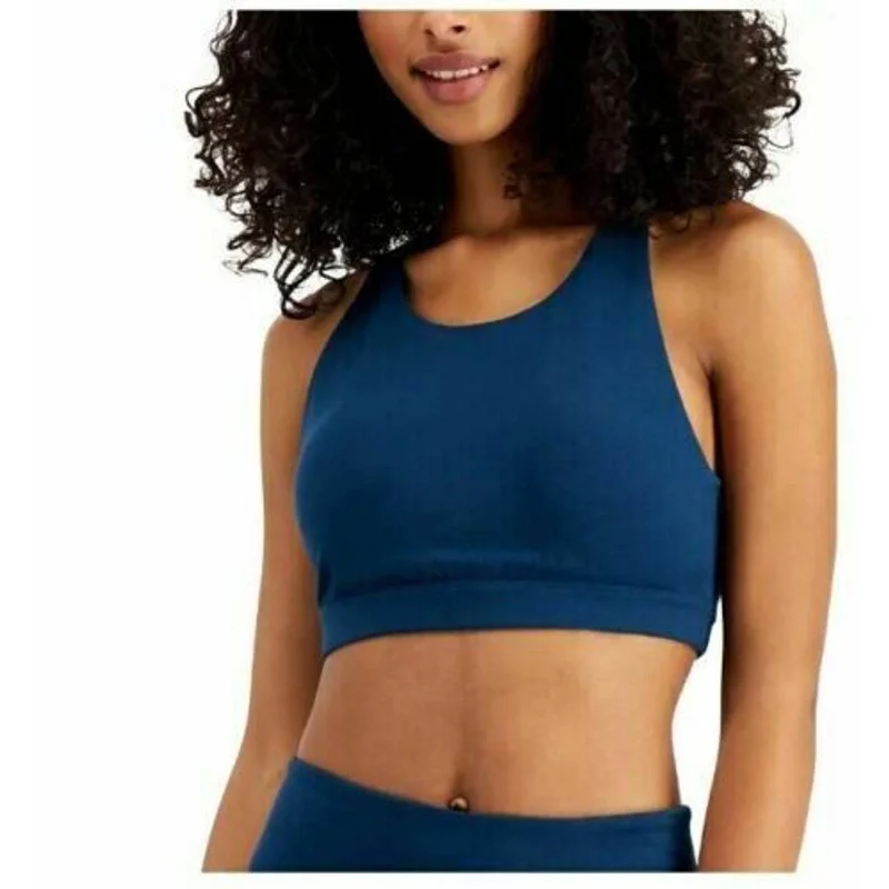 Gym hoodieID Ideology Women's Fit Kit Sports Bra Moonlit Ocean Blue