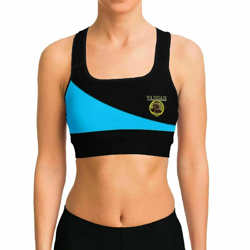 Training singletA-Team 01 Blue Designer Sports Bra