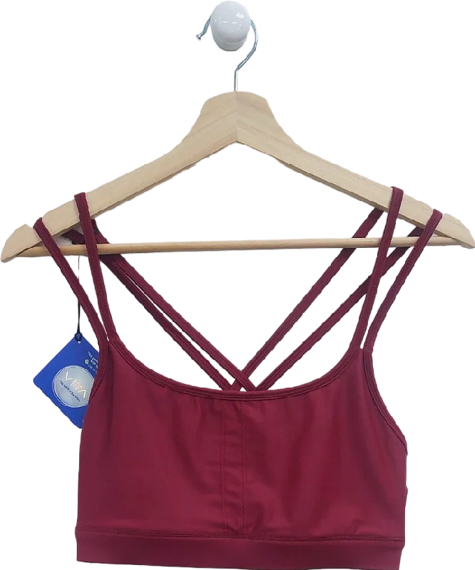 Sports teeCarvico Red Vita Sports Bra UK L