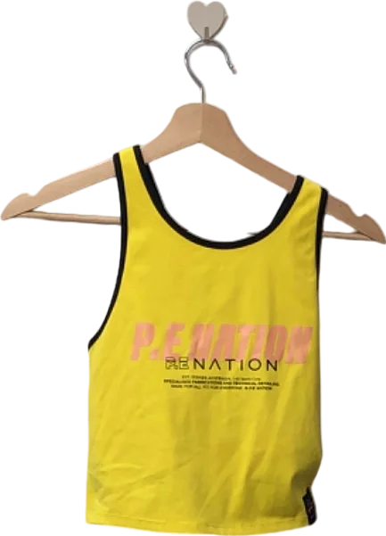 Lightweight teePE Nation Yellow Challenge Sports Bra Aurora S