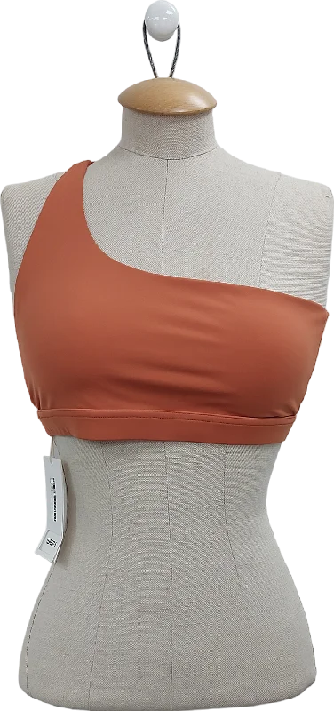 Compression hoodieSefi Orange Asymmetric Sports Bra UK M