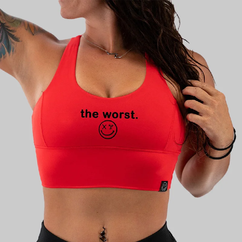 Breathable vestSalty Savage Ladies "the worst" X Back Sports Bra | Cocoa Beach Performance