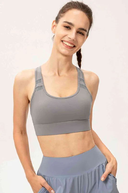 Trail tankScoop Neck Long Sports Bra